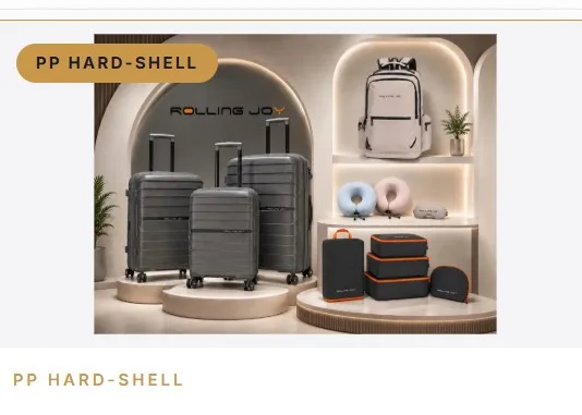 PP hard-shell trolley case set