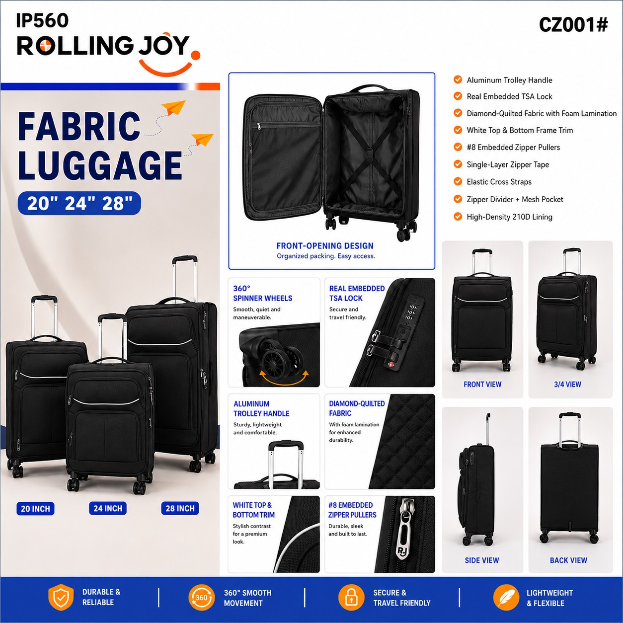 Fabric Luggage